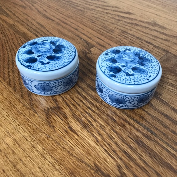 Porcelain Trinket Boxes - Picture 2 of 6